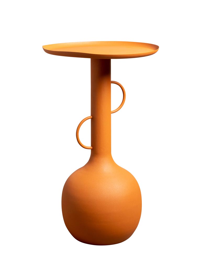 Orange metal high side table Forms - 2