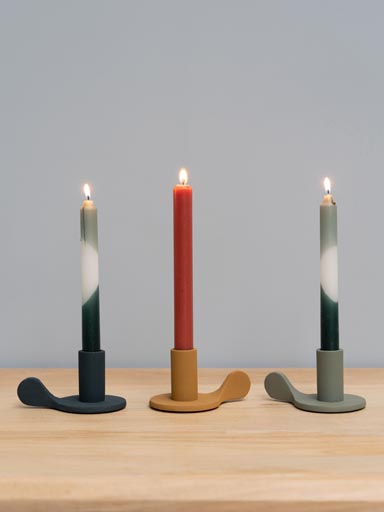 S/3 small candlesticks with handle