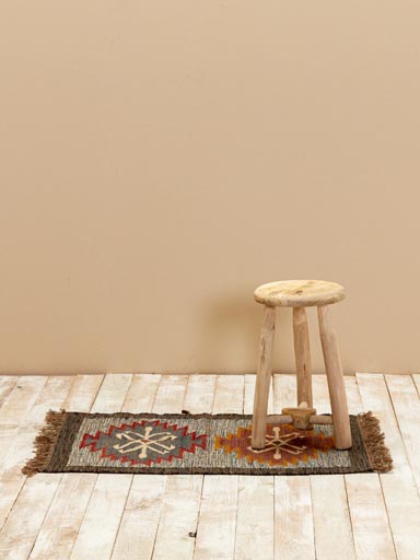 Small wool and jute carpet 