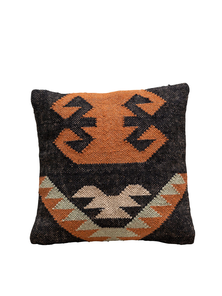 Kilim cushion orange brown - 2
