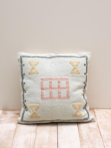 Fine wave cotton cushion Touareg