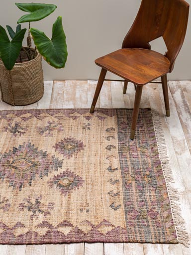 Cotton and hemp Essaouira rug