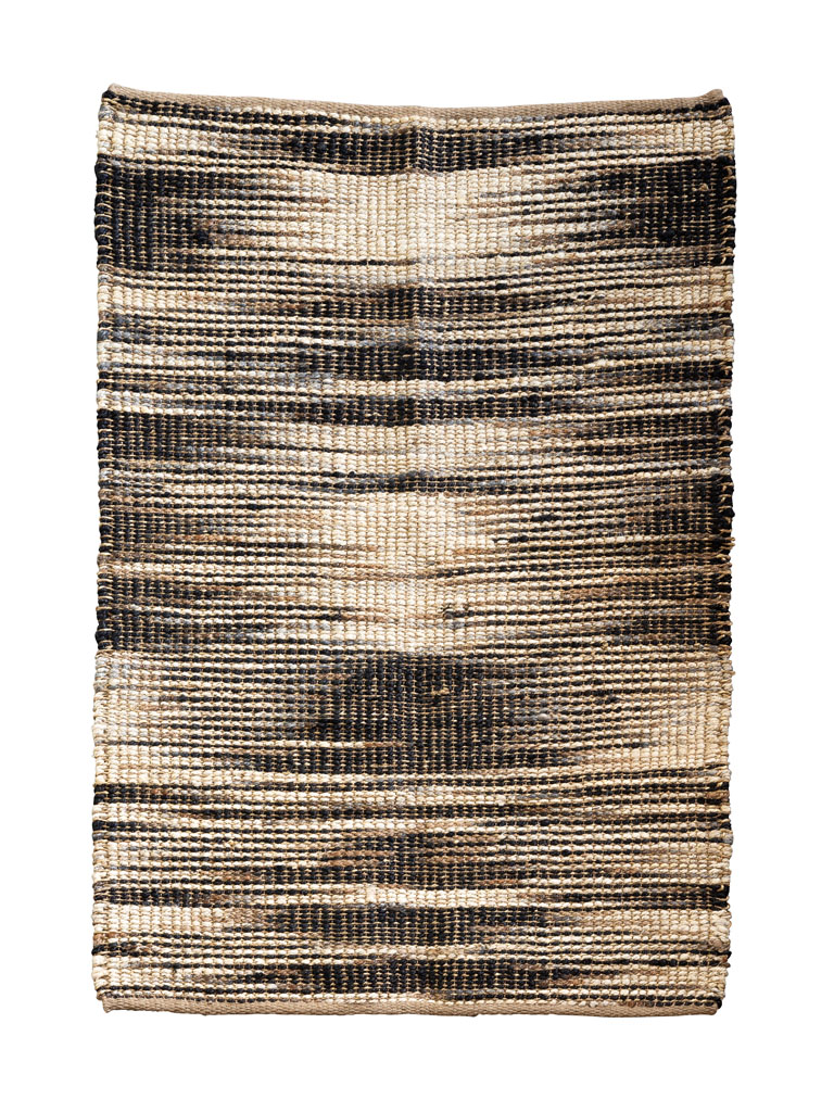 Jute and hemp Alizé rug - 2