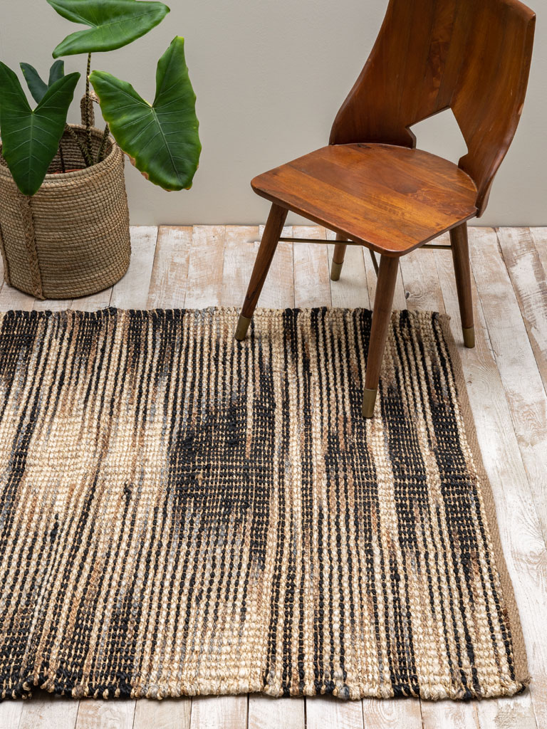 Jute and hemp Alizé rug - 1