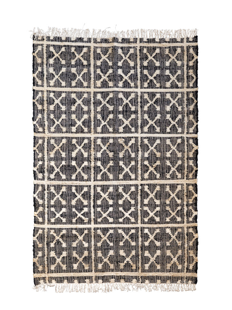 Cotton and hemp cross rug - 2