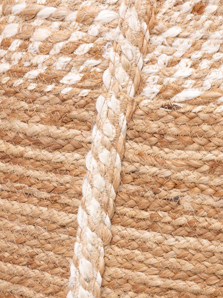 Large braided jute bag - 4