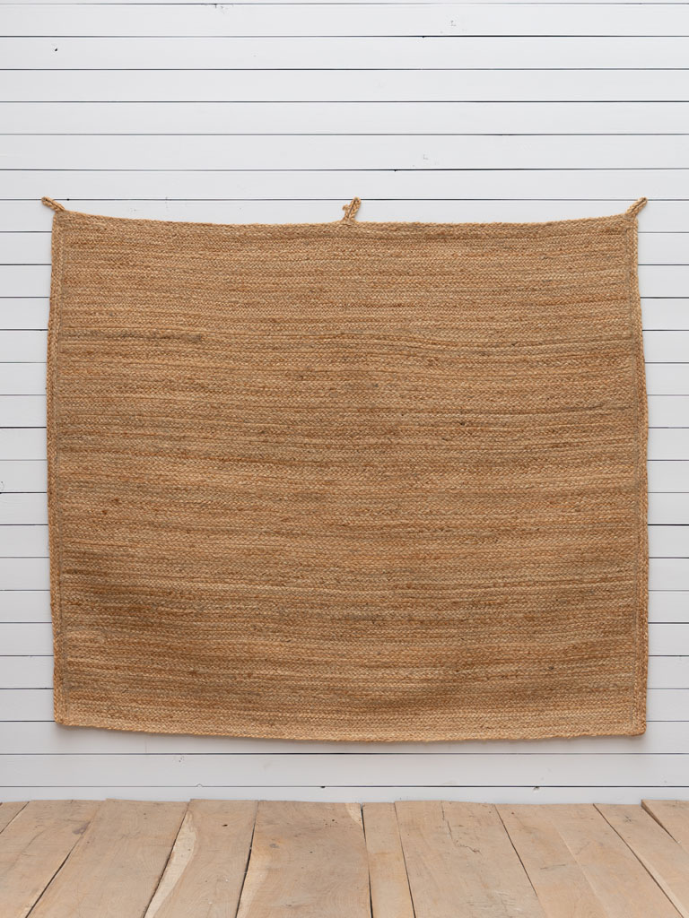 Braided jute headboard - 1