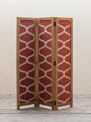 Room divider jute / kilim coloré Santoiera