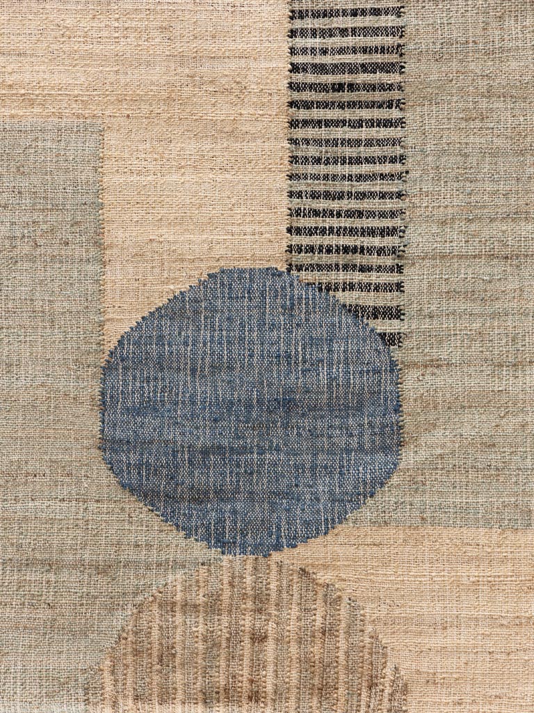 Cotton & hemp rug ball of blue - 4