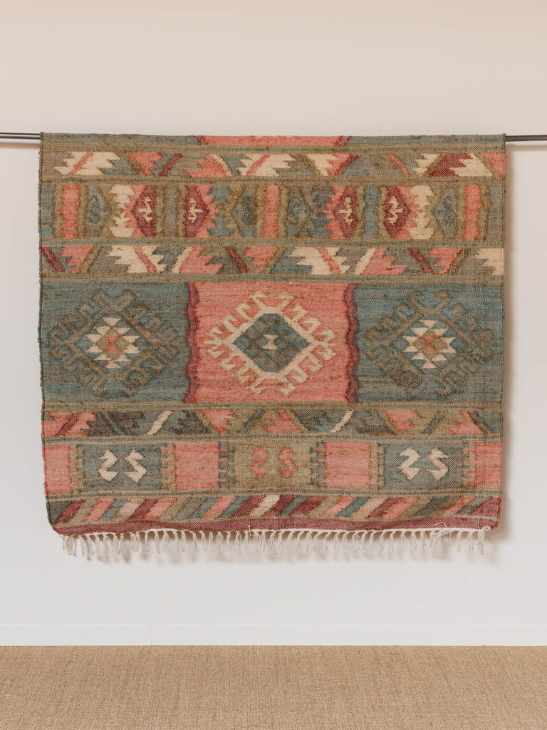 Large kilim patchwork rug - 1