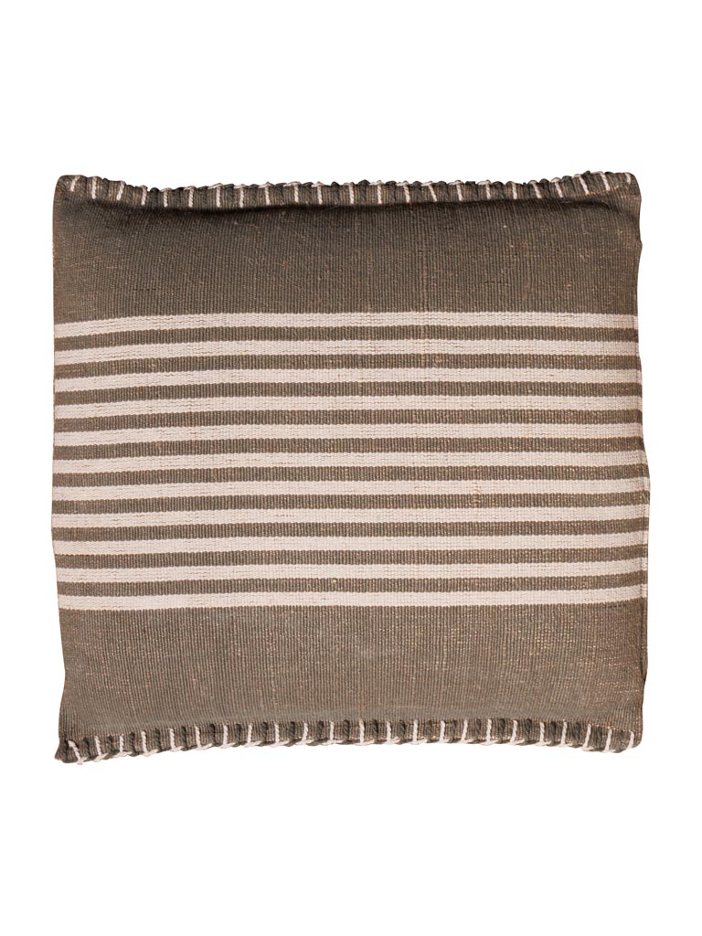 Fine stripe cushion - 2