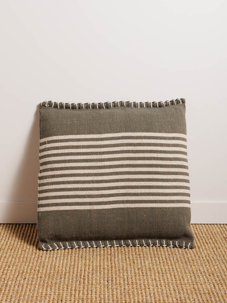 Fine stripe cushion - 1