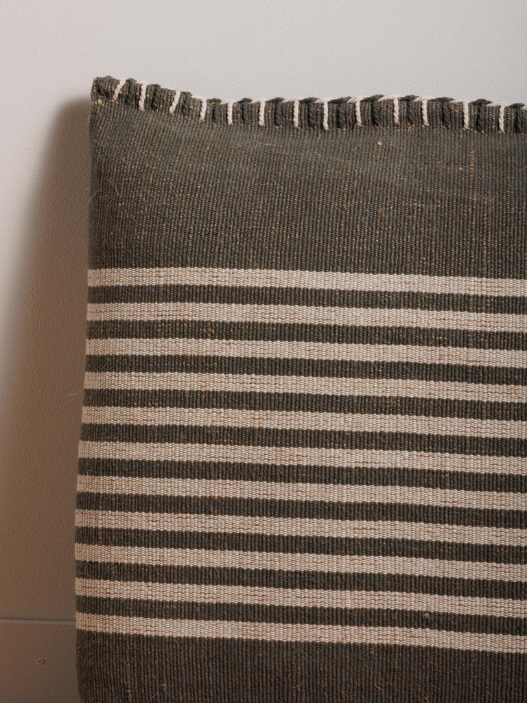 Fine stripe cushion - 3