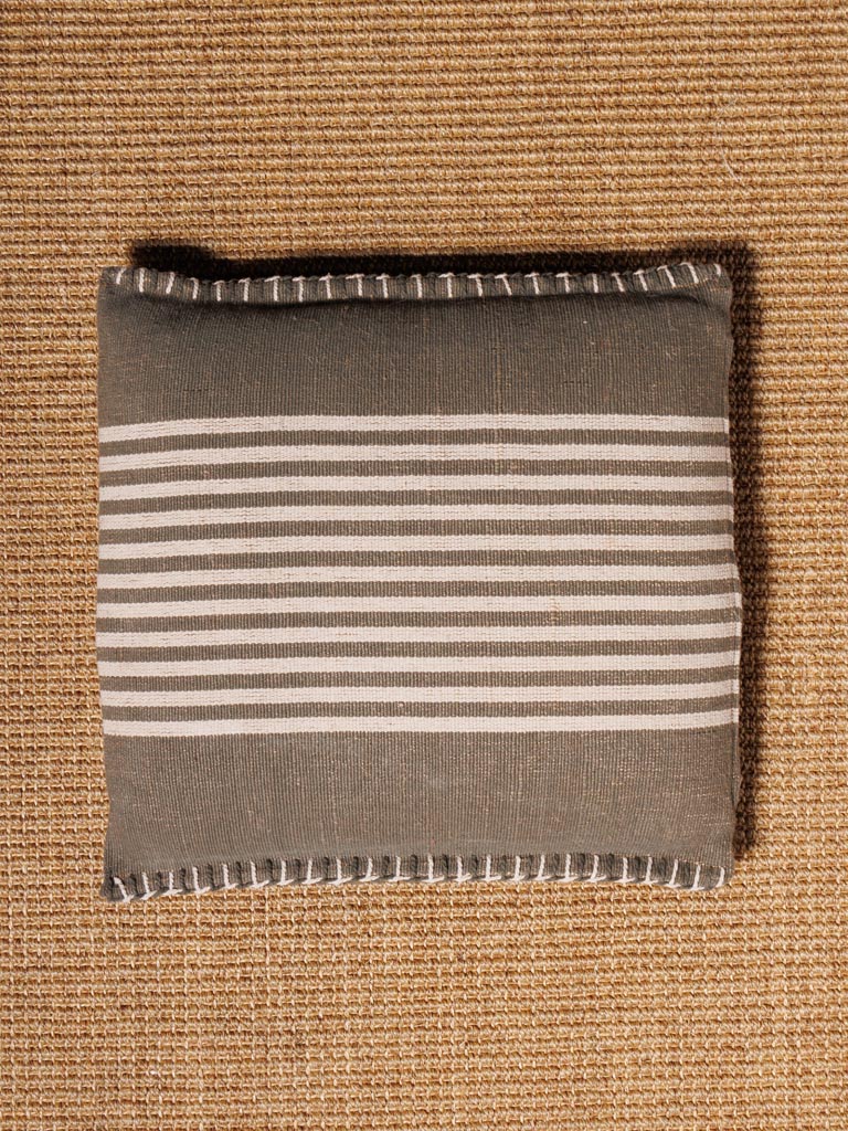 Fine stripe cushion - 4