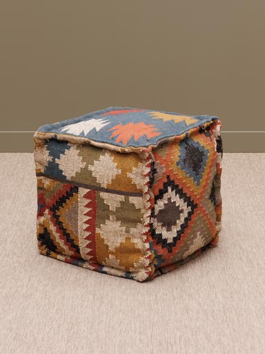 Kilim pouf Autumn