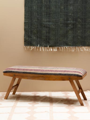 Knock down bench with stripes Cap Ferret