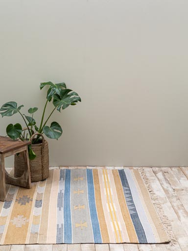 Cotton kilim rug Riviera