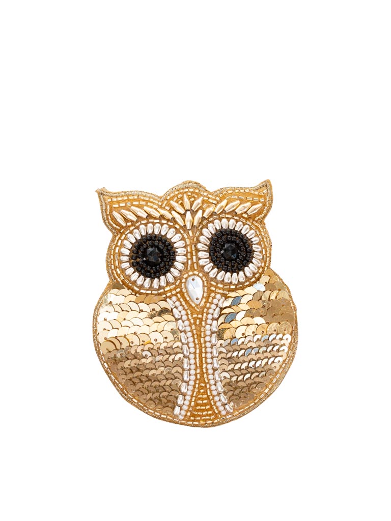 Owl in sequins - 2