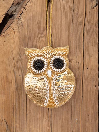Owl in sequins