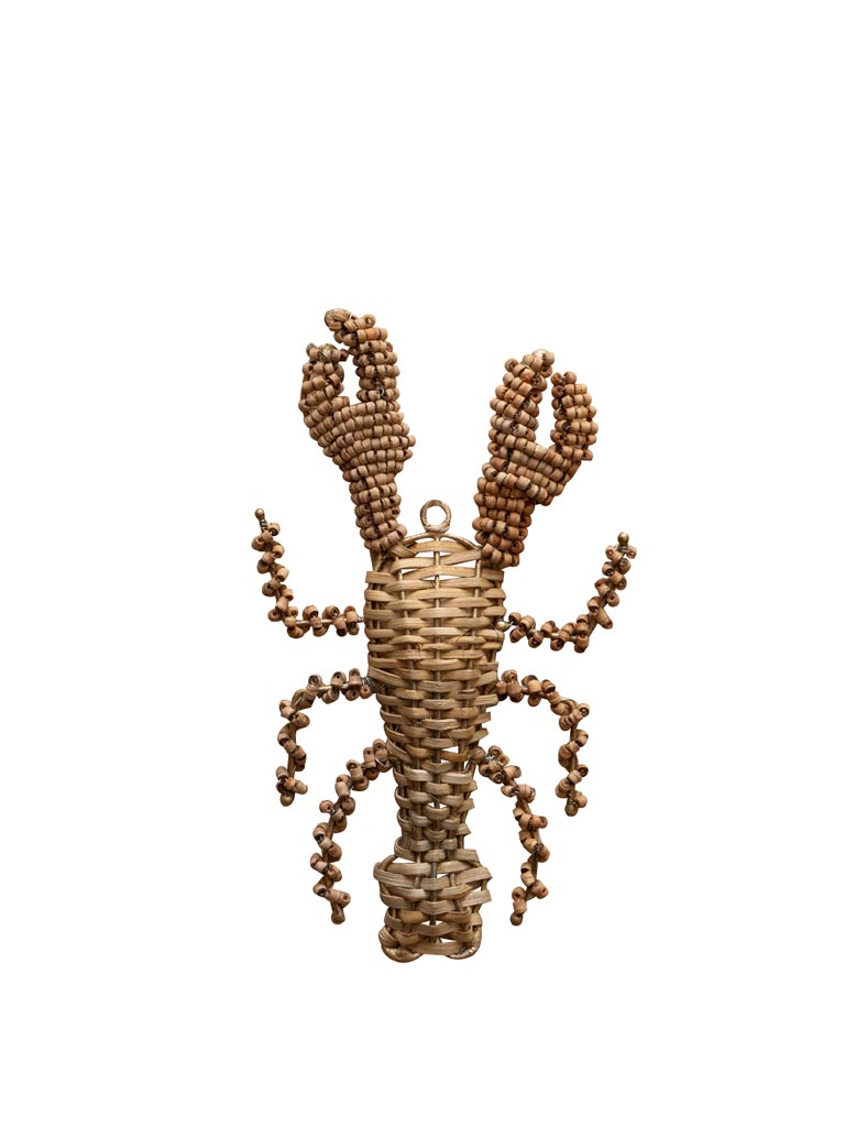 Small wooden beads lobster - 2