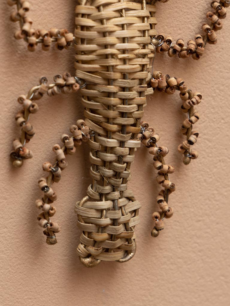 Small wooden beads lobster - 4