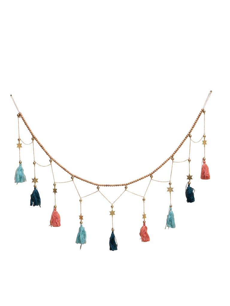 Stars & tassels garland - 2