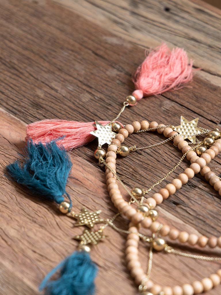 Stars & tassels garland - 4