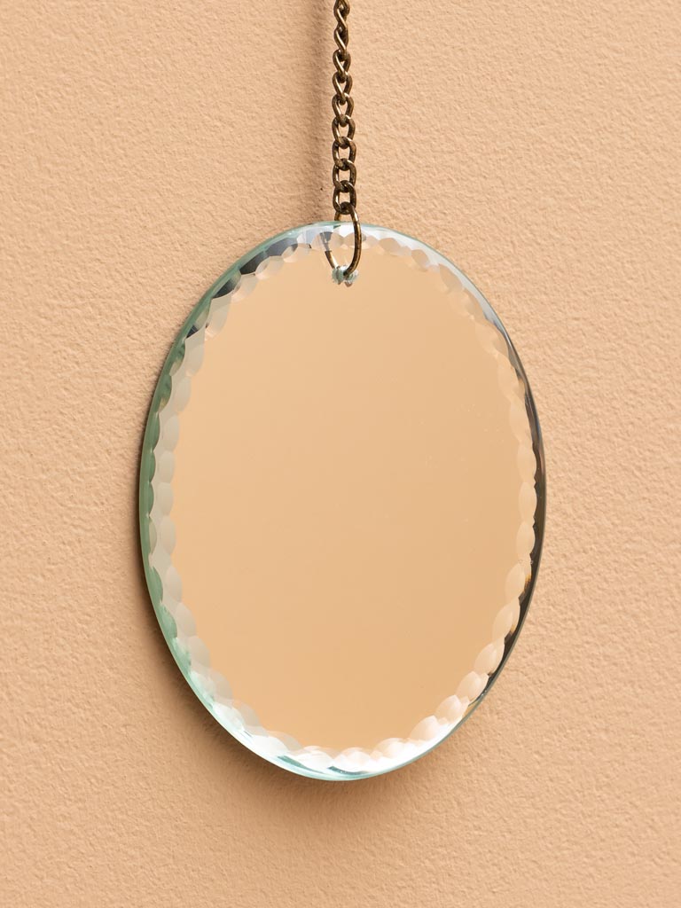 Small hanging oval mirror - 3