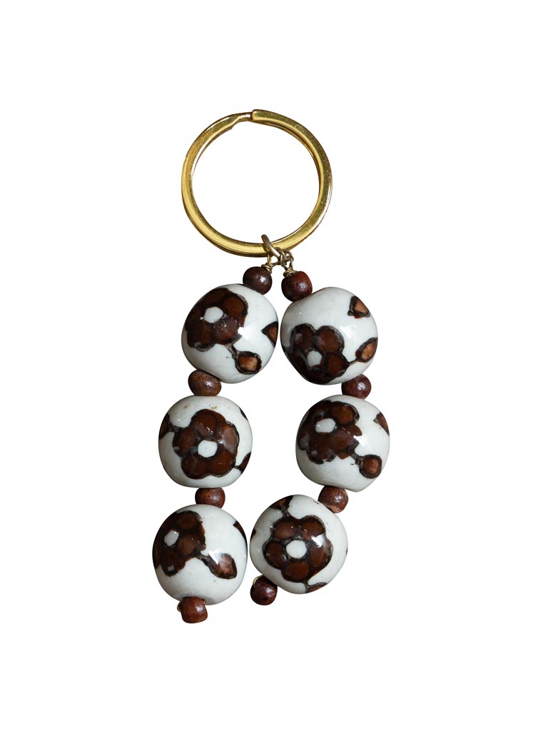 Key ring with ceramic beads Brira - 2