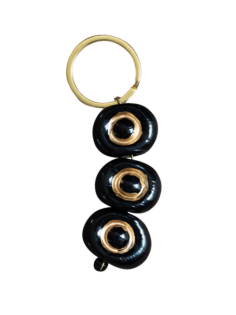 Key ring with ceramic beads Helva - 2