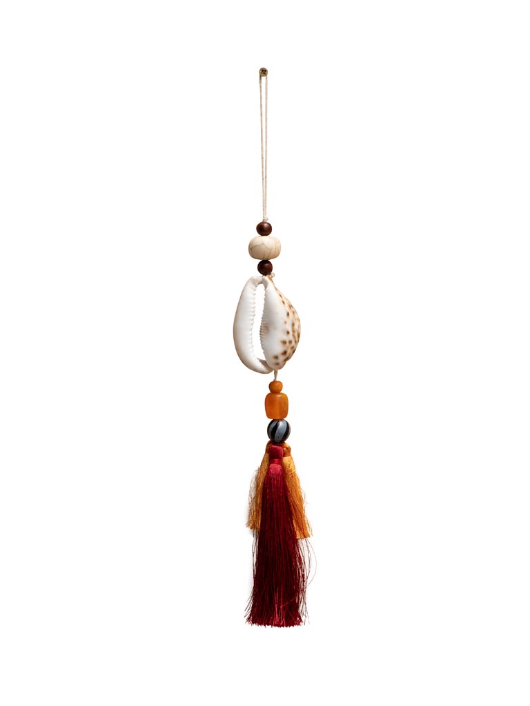 Shell ornament with tassels Vermeil - 2