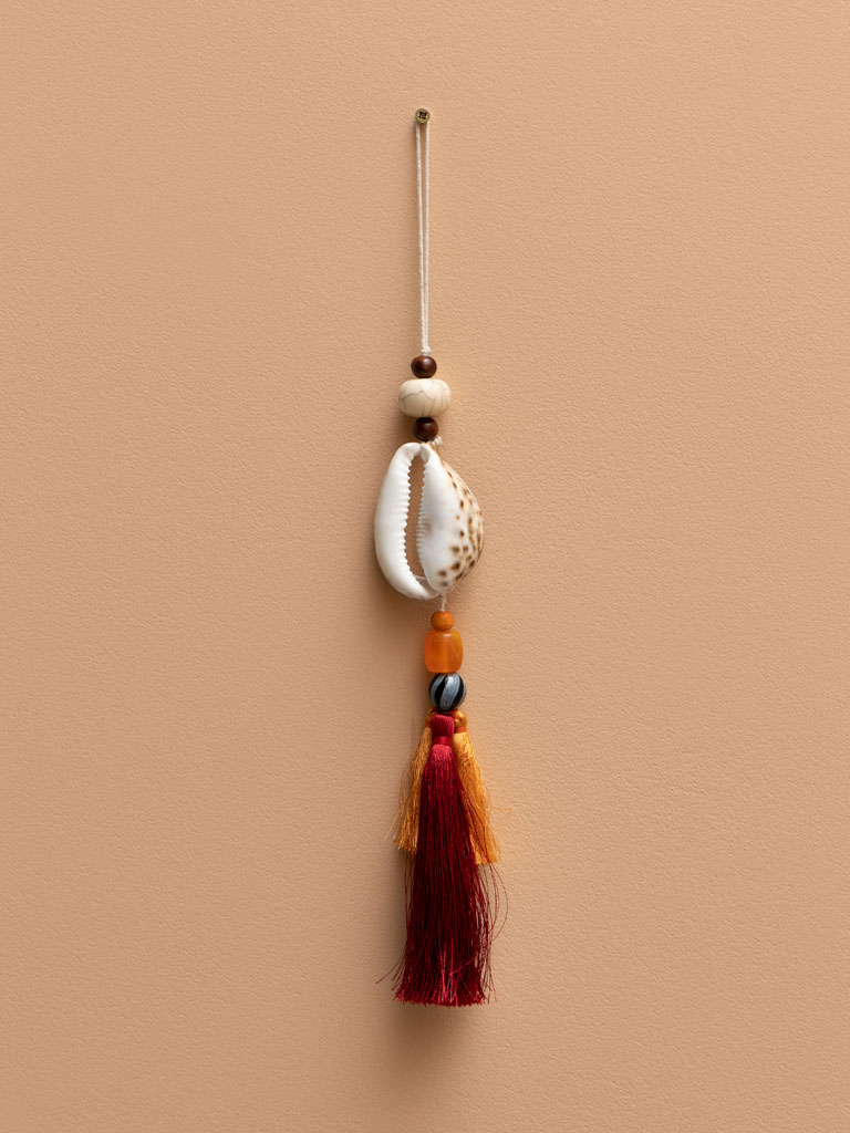 Shell ornament with tassels Vermeil - 1