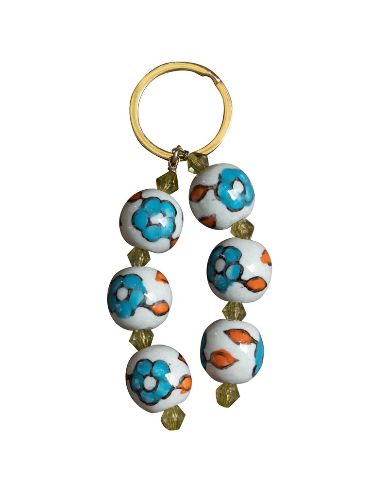 Key ring with ceramic beads Fiona - 2