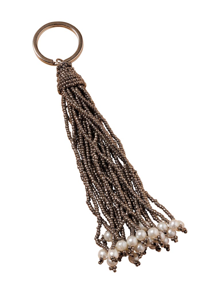 Key ring beaded tassel - 2