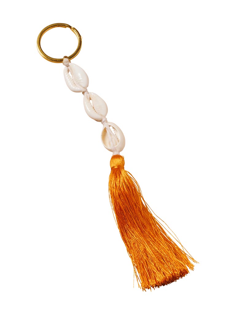 Key ring shell tassels - 2