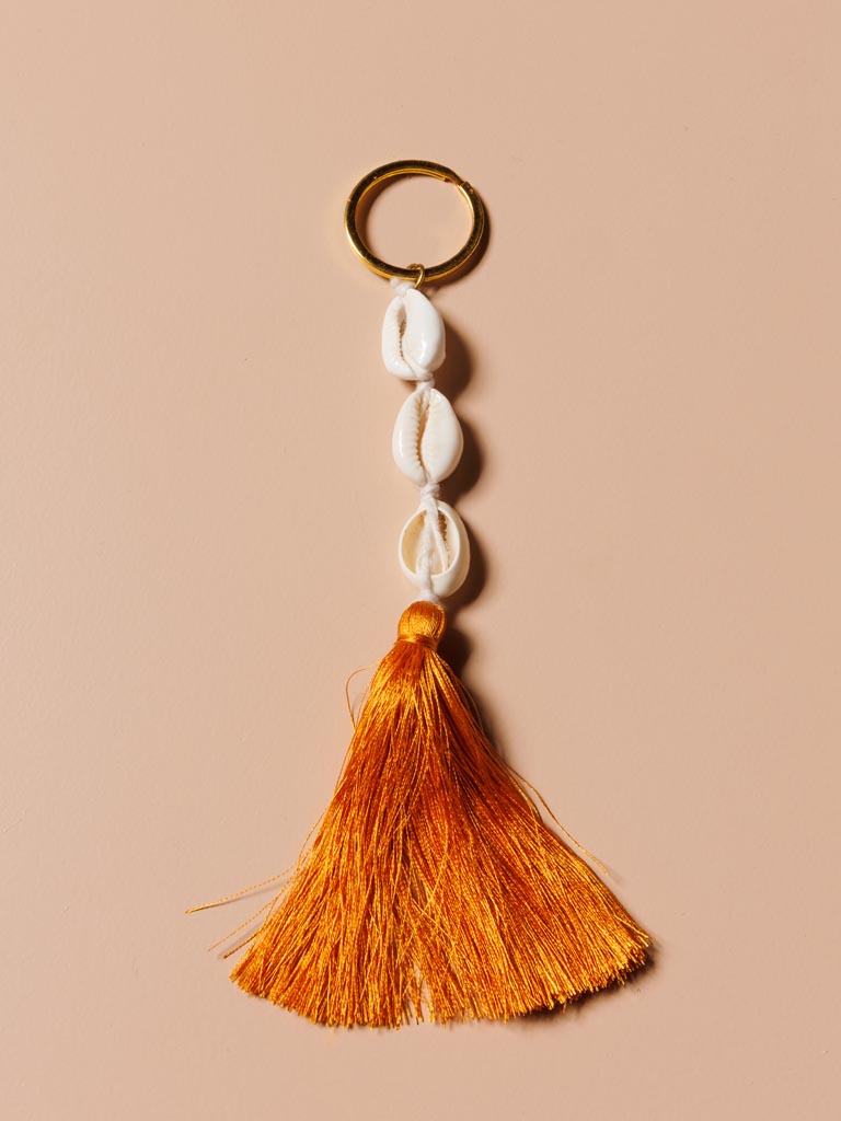 Key ring shell tassels - 4