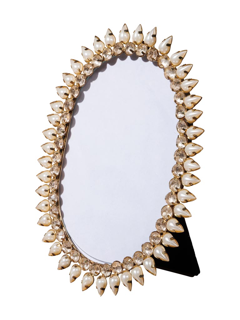 Oval photo frame with tassels (10x15) - 2