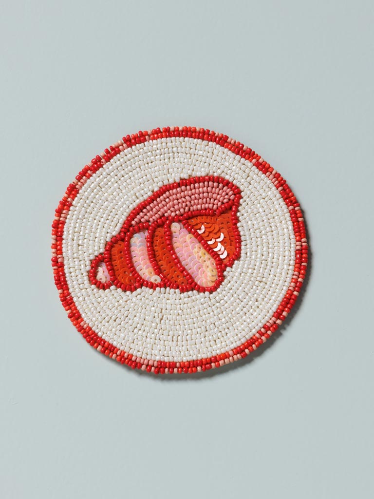 S/4 beach beaded coasters - 6