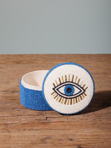 Round pearl box sacred eye