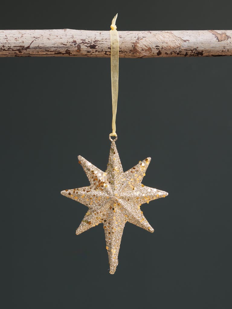 Small hanging lacquered Star - 1