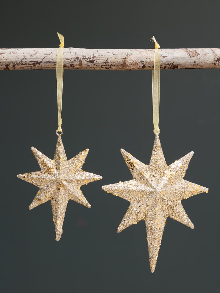 Small hanging lacquered Star - 4