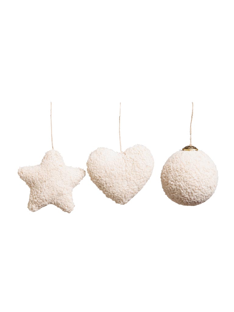 S/3 hanging Fluffy - 2