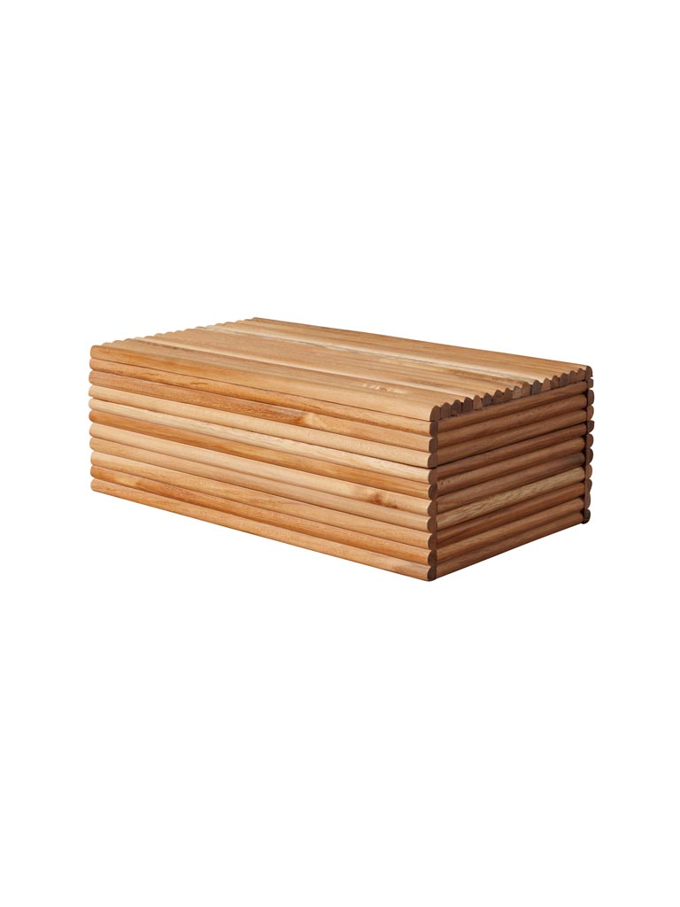 Wooden sticks box Sage - 2