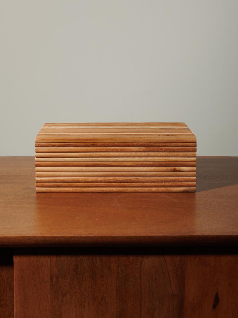 Wooden sticks box Sage - 3