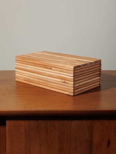 Wooden sticks box Sage