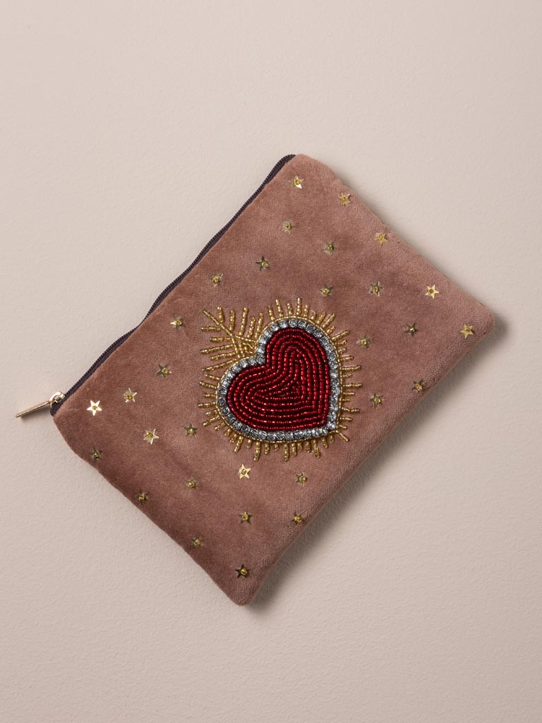 S/2 embroidered Ex-voto pouches - 3