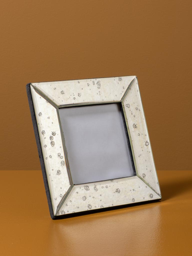 Large antique mirrors square photoframe (10x10) - 1