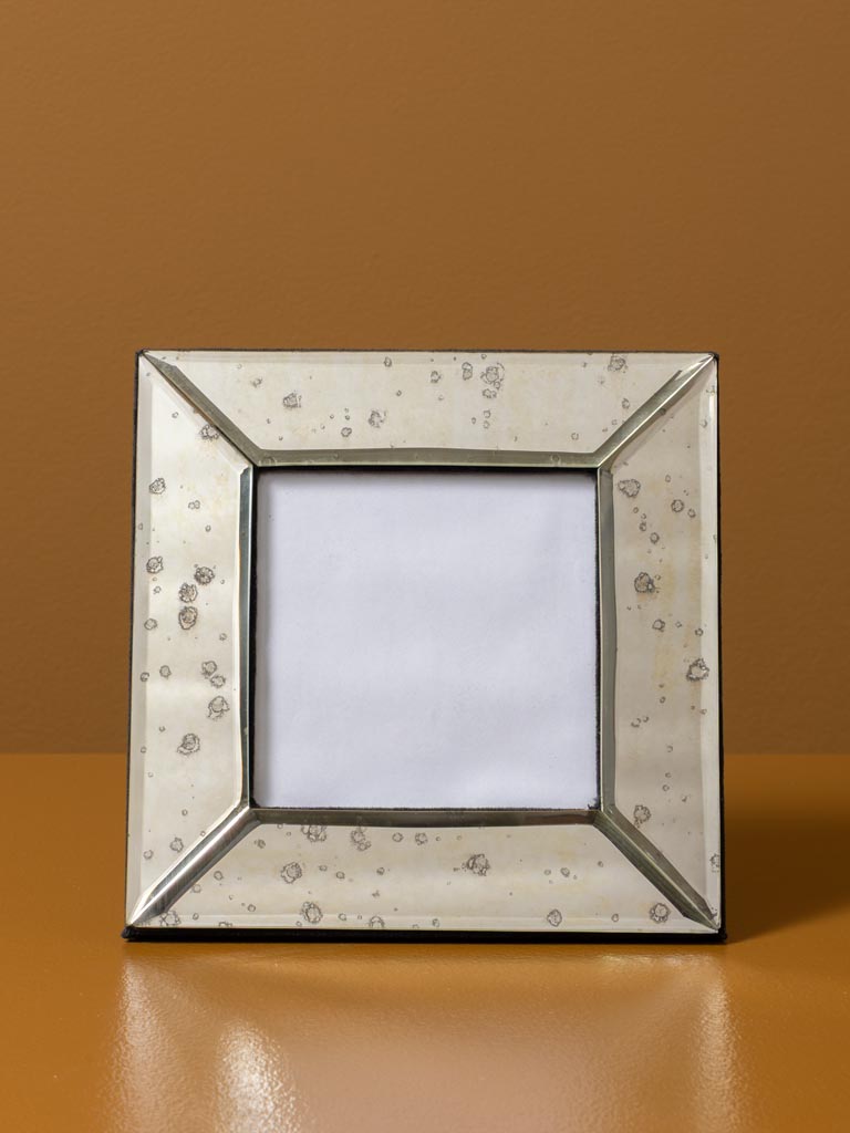 Large antique mirrors square photoframe (10x10) - 3