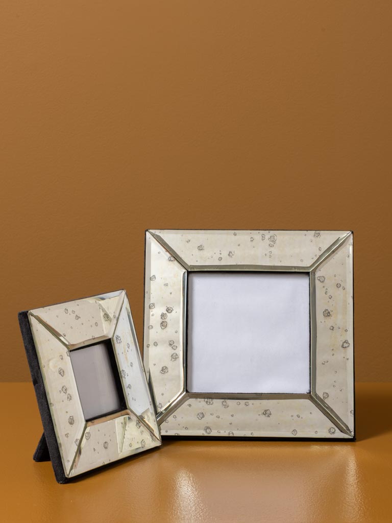 Large antique mirrors square photoframe (10x10) - 4