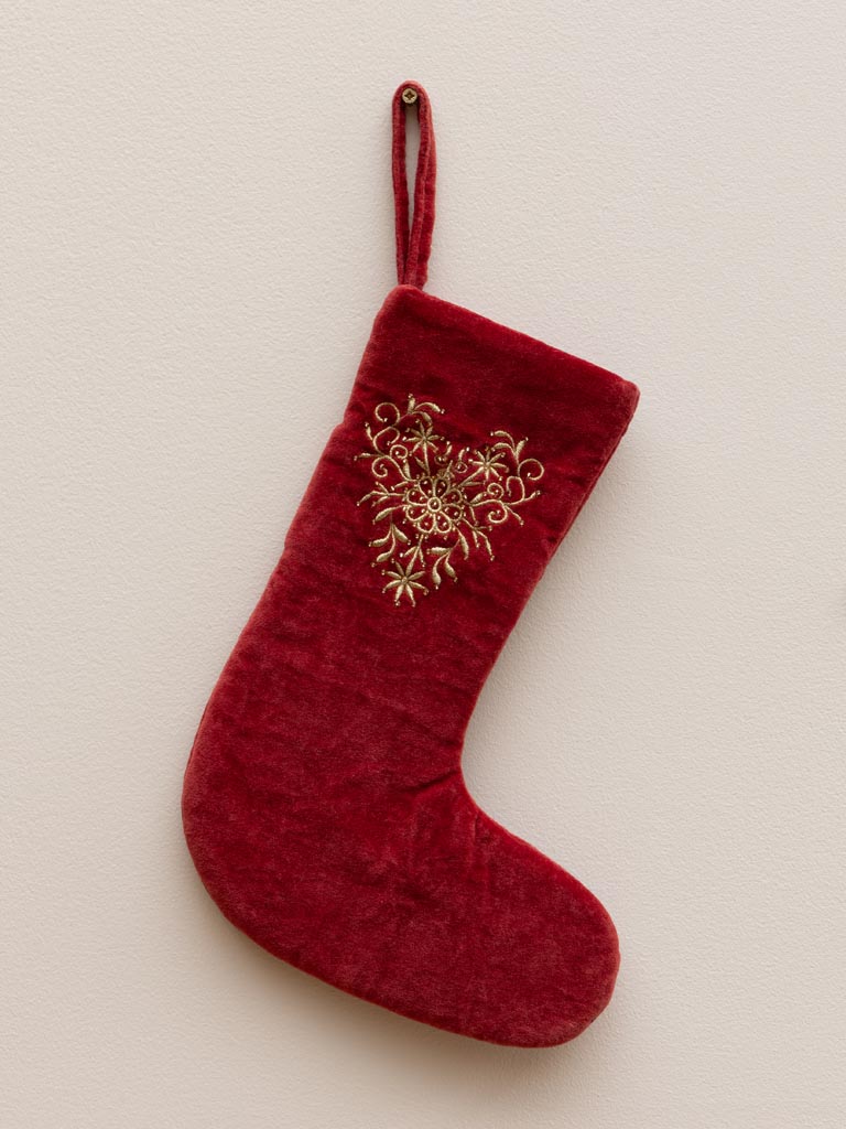 S/3 chaussettes de Noël verte, rouge et beige - 5